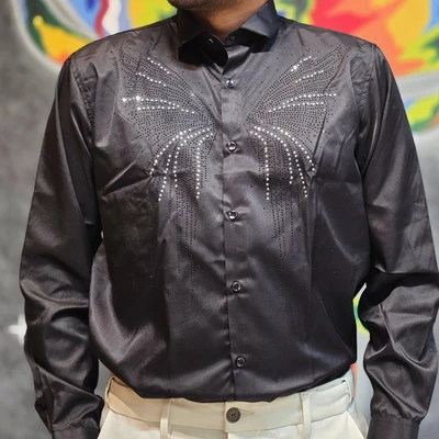 Stonework BW Shirt - Black