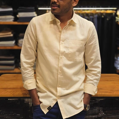 Linen Shirt - Yellow