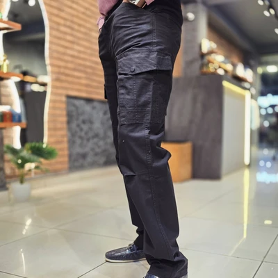 Premium Cotton Cargo - Black