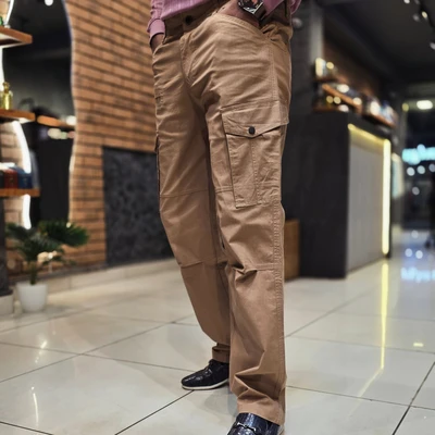 Premium Cotton Cargo - Khaki